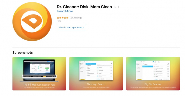 is dr.cleaner for mac free