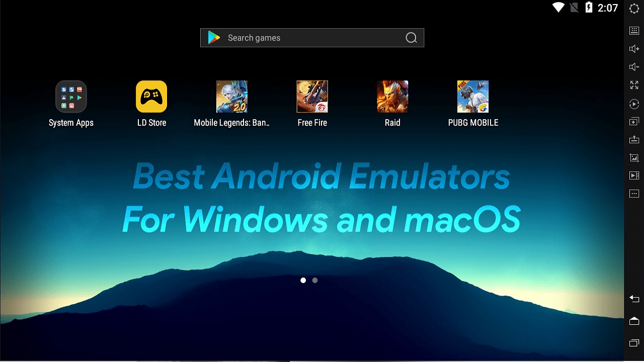 mobile device emulator for mac
